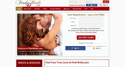Desktop Screenshot of find-bride.com